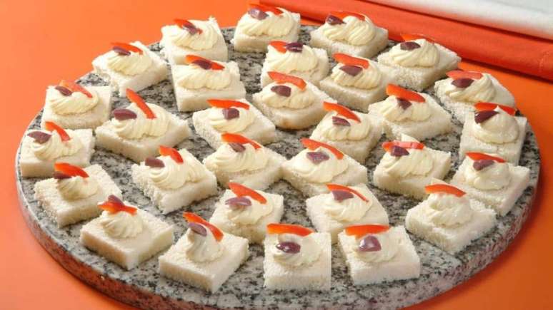 Canapés simples, receitas de canapé