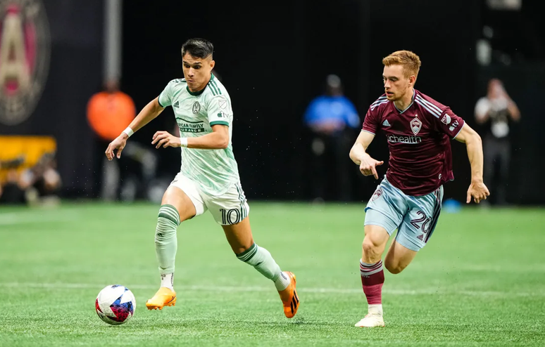 Luiz Araújo durante partida do Atlanta United –