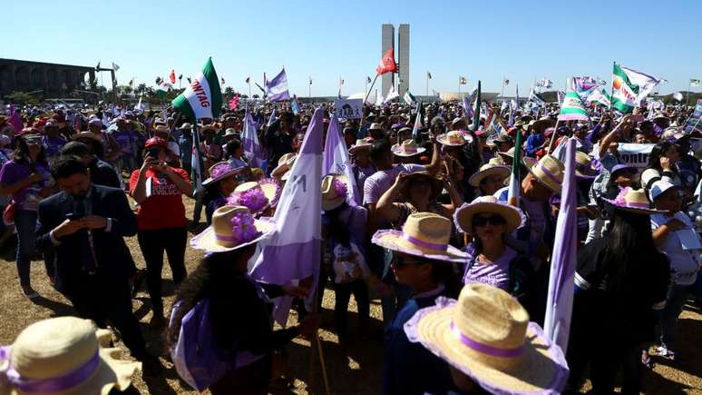 Marcha das Margaridas é conduzida por mulheres trabalhadoras rurais do campo e da floresta