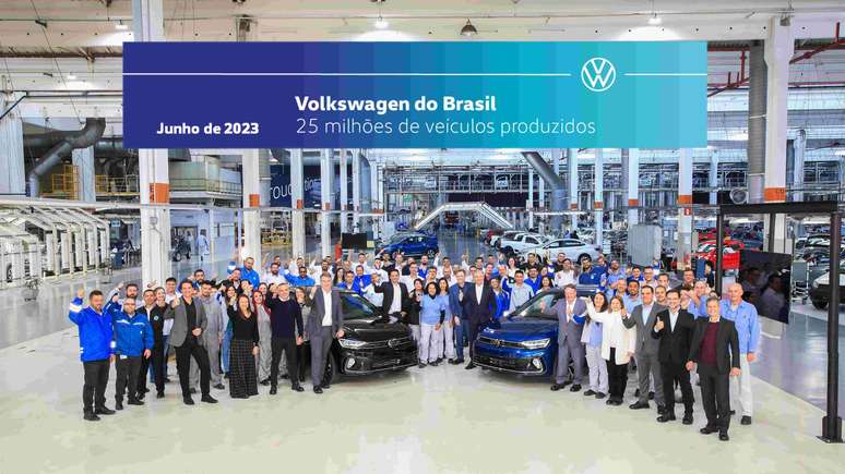 Volkswagen do Brasil atinge marca de 25 milhões de veículos produzidos no País.