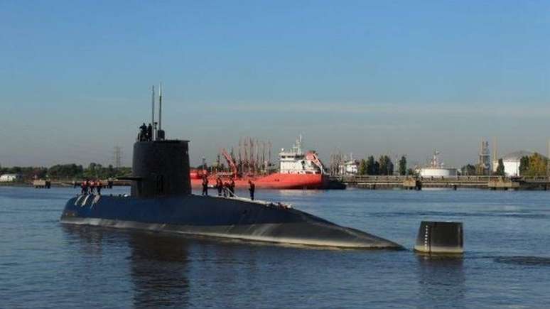 O submarino argentino ARA San Juan desapareceu em 2017 e só foi encontrado mais de um ano depois