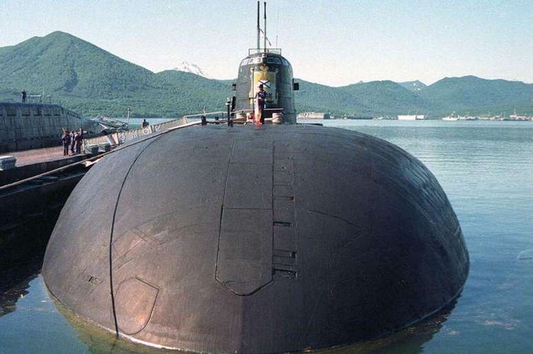 O Kursk foi um dos primeiros submarinos construídos após a queda da União Soviética