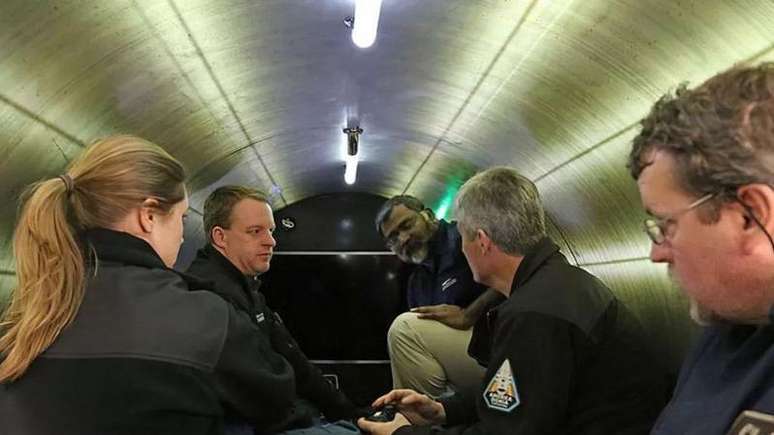 The interior of the submarine depicted in a previous mission