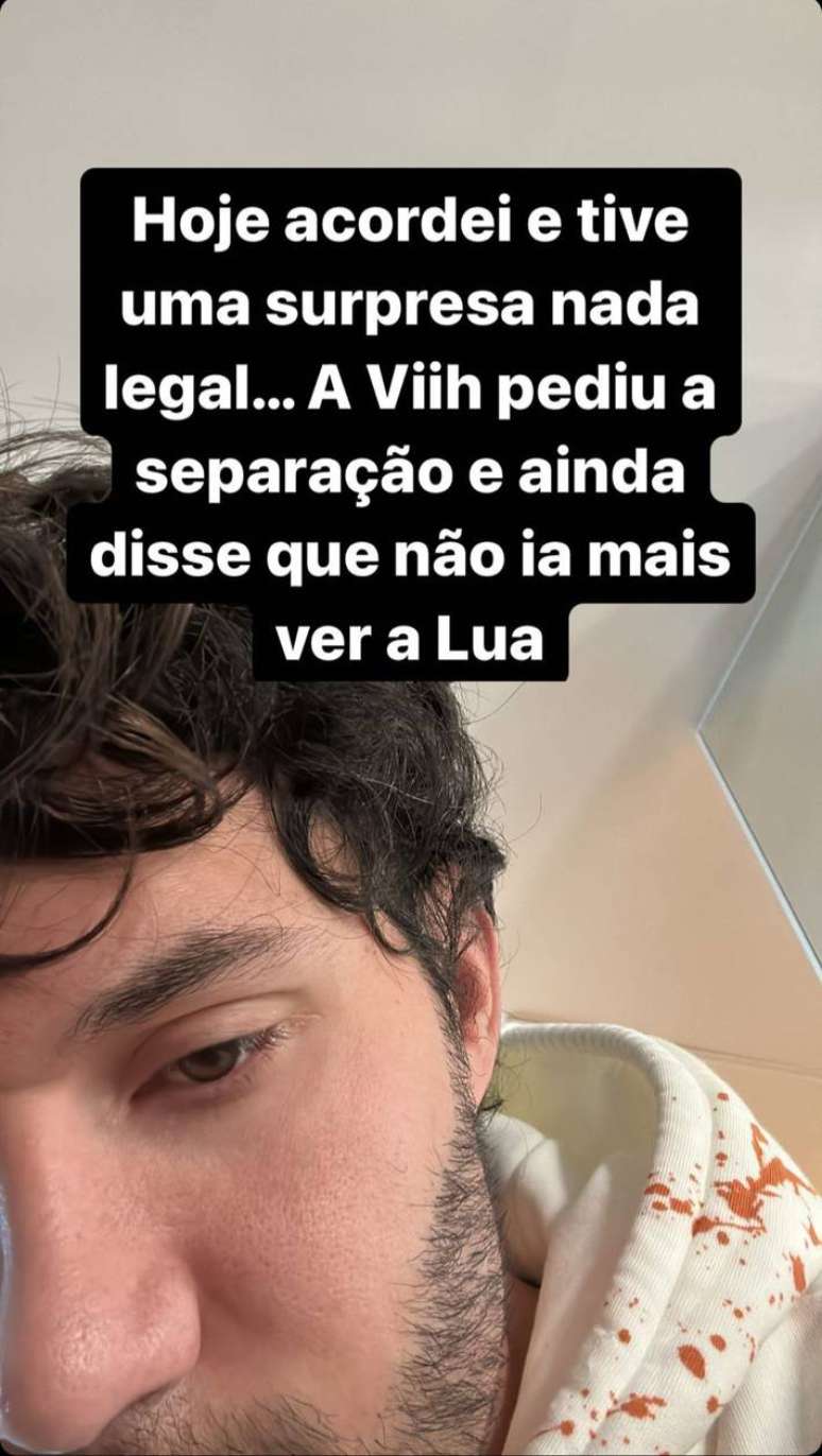 Pelas redes sociais, ex-BBB conta motivo do suposto pedido de separa&ccedil;&atilde;o