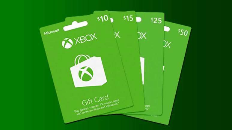 Cards Xbox com desconto