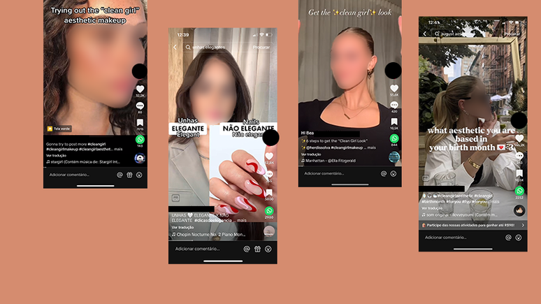 Imagem mostra algumas trends da internet.