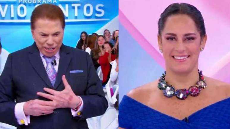 Silvia Abravanel e seu pai Silvio Santos (Reprodução/ SBT)
