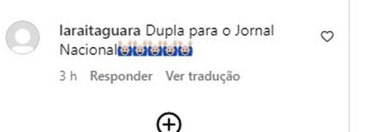 Comentários seguidores de Cesar Tralli