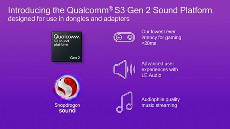 Chipset Qualcomm S3 Gen 2 promete melhorias consider&aacute;veis na lat&ecirc;ncia.