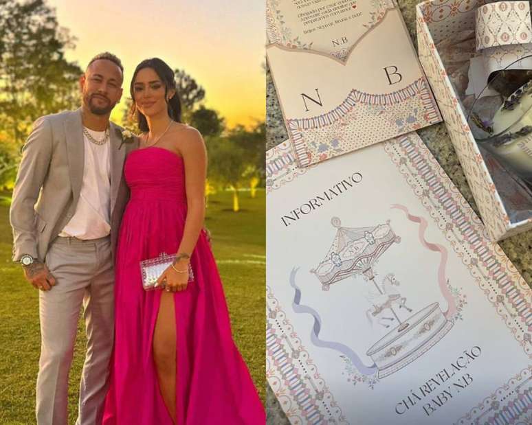 Bruna Biancardi revelha detalhes de convite de chá revelação de bebê com Neymar; veja vídeos