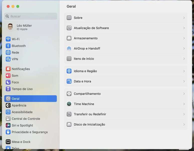 Step by step to format a Mac (Image: Screenshot/Canaltech) Step by step to format a Mac (Image: Screenshot/Canaltech)