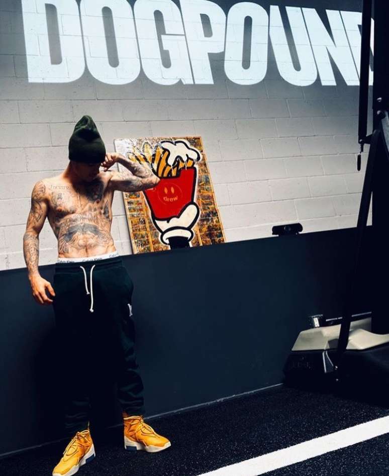 Justin Bieber é um dos frequentadores da academia