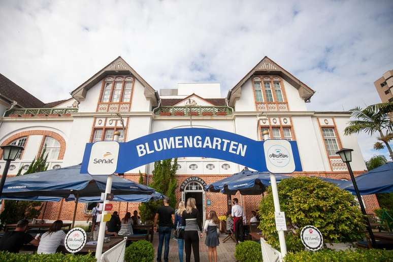 O Senac Blumengarten ocupa o antigo pr&eacute;dio da primeira maternidade de Blumenau