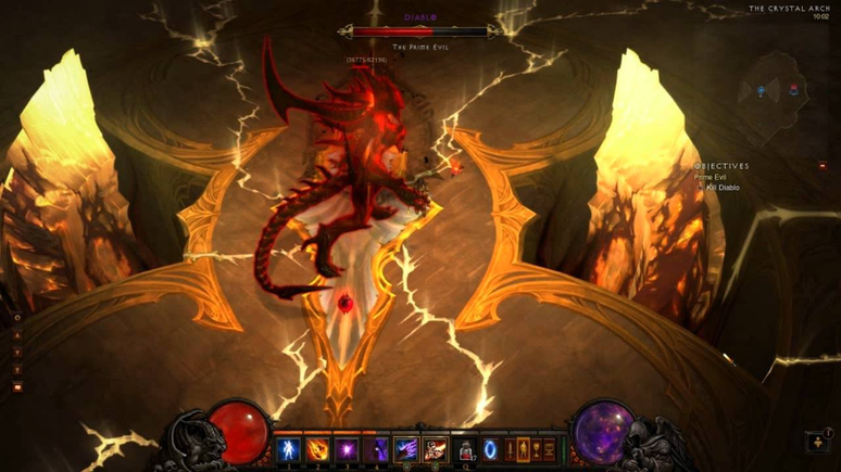 Os jogadores enfrentaram o Lorde do Terror na luta final de Diablo III