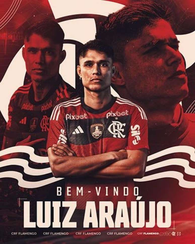 Conheça Luiz Araújo, novo reforço do Flamengo