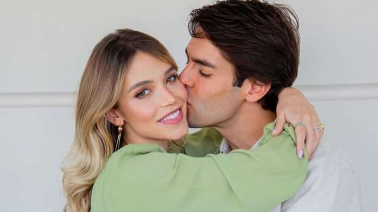 Carol Dias e seu marido Kaká (Reprodução/Instagram)