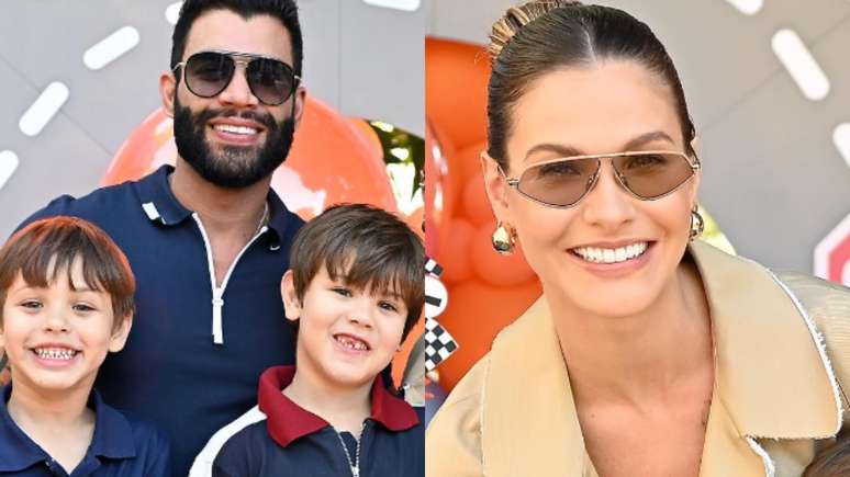 Gusttavo Lima, Andressa Suita e os filhos. Reprodução/Instagram