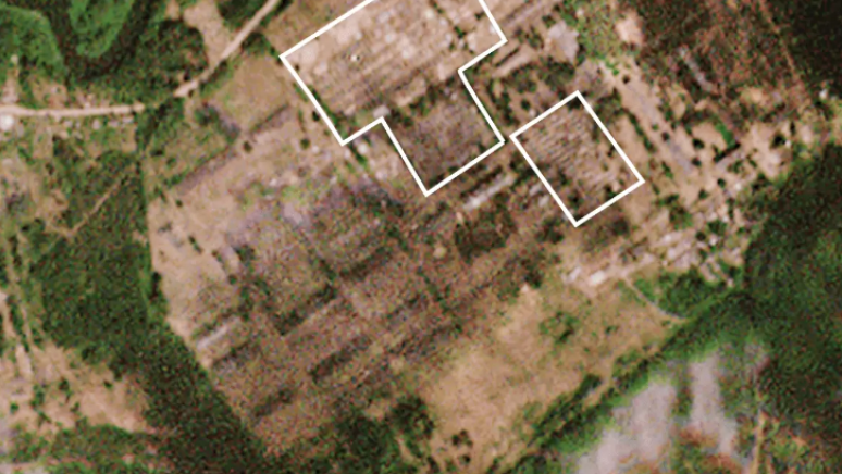 &Aacute;rea demarcada onde teriasm surgido tendas em base militar