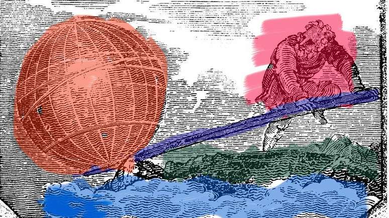 'D&ecirc;-me um ponto de apoio e moverei o mundo', disse Arquimedes