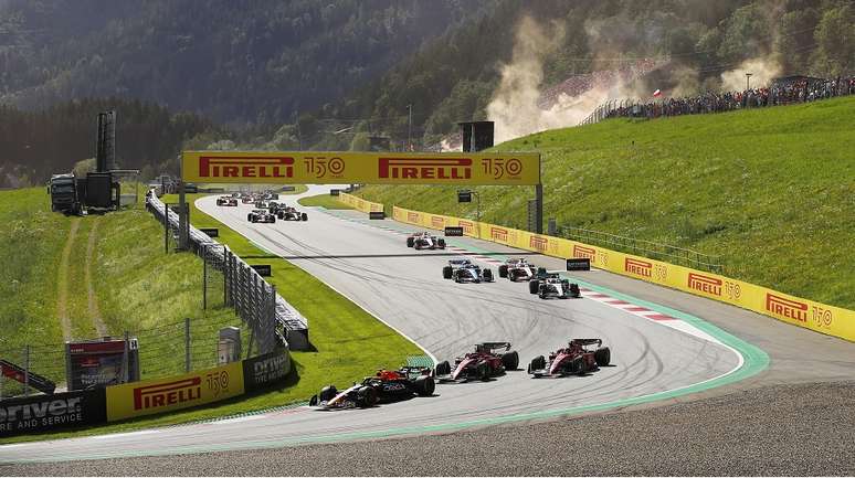 O GP da Áustria garante várias boas imagens