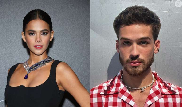 Bruna Marquezine e João Guilherme surgem juntos em festa junina e aumentam boatos de romance.