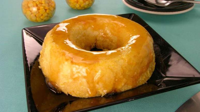 Na imagem, um pudim de milho - Foto: Gisele Tesser.