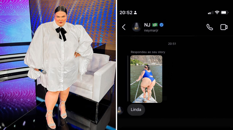 Thais Carla sets trends with Neymar and becomes the object of criticism