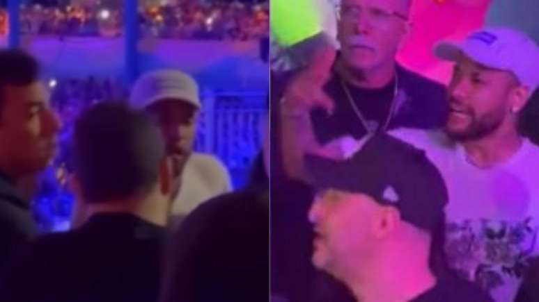 Neymar causes uproar at the event when he attacks the host