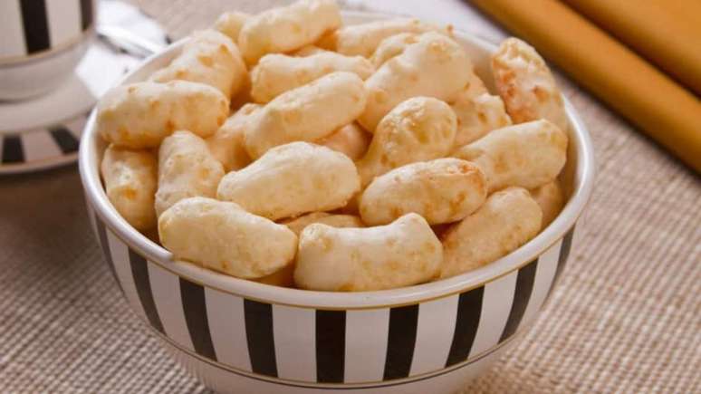 Biscoito de polvilho para comer em um piquenique