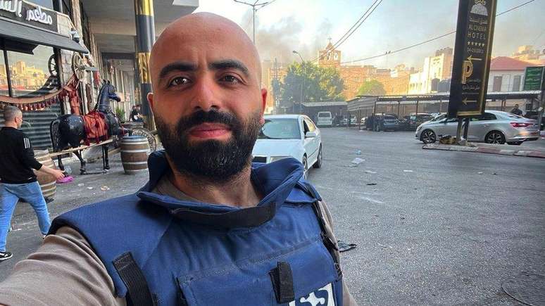O rep&oacute;rter da BBC Alaa Daraghme acompanha a situa&ccedil;&atilde;o do campo de refugiados de Jenin h&aacute; pelo menos dois anos