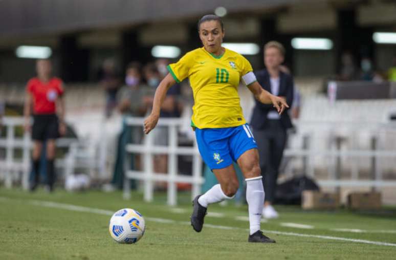 Atualmente, Marta defende o Orlando Pride, da liga americana de futebol - Foto: Richard Callis/SPP/CBF