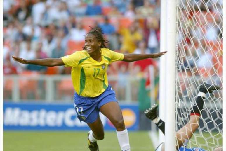 Kátia Cilene - Brasil x Noruega - Copa do Mundo Feminina 2003