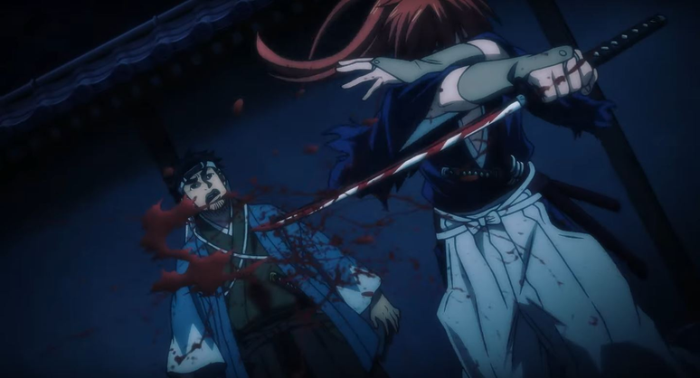 Apesar de hoje ser um homem pacato, o passado de Kenshin é sangrento e cheio de mortes.