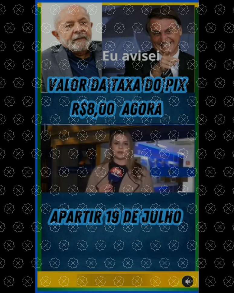 Posts enganam ao difundir reportagem editada da Jovem Pan para fazer crer que Caixa taxará todas as transações via Pix em R$ 8 a partir de 19 de julho