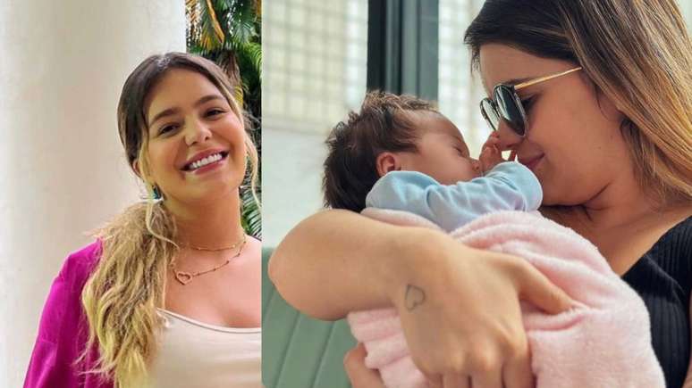 Viih Tube shows an old photo from when he was a child and confronts his daughter