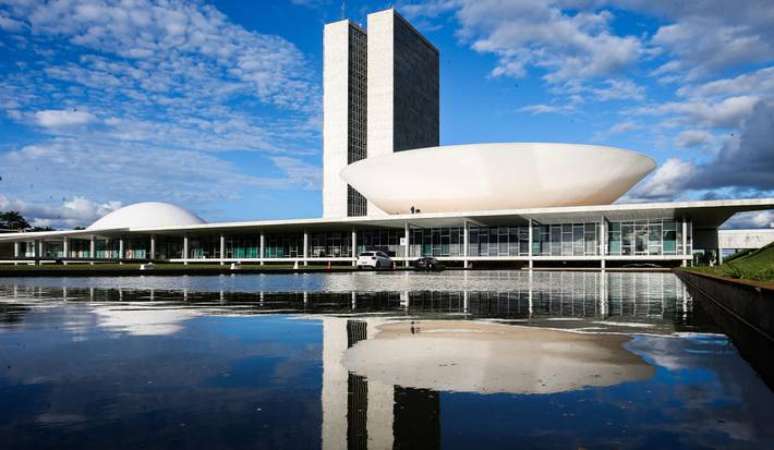 Fachada do Congresso Nacional em Brasília; reforma tributária está na pauta de votações da Câmara desta semana.