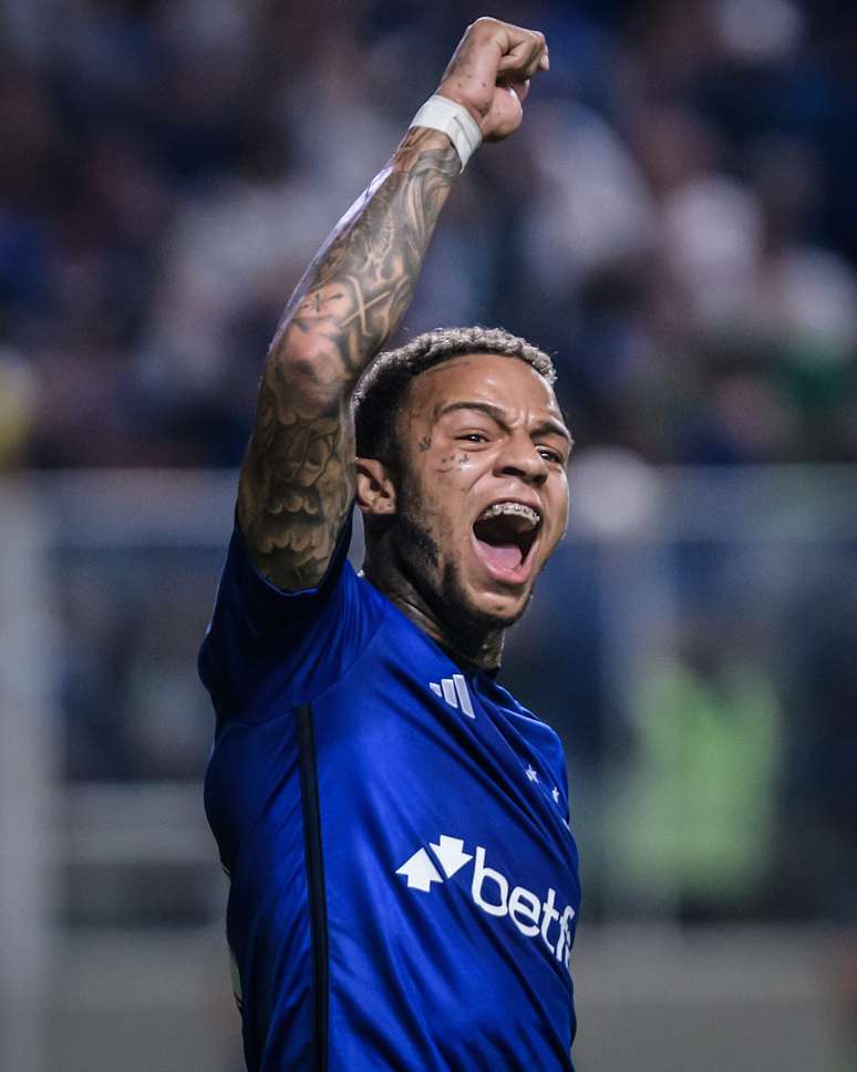 Rafael Bilu, atacante do Cruzeiro.