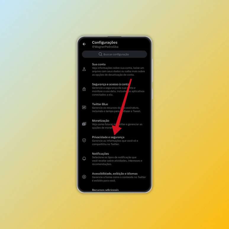 Passo 3 de: Como privar uma conta no Twitter pelo celular