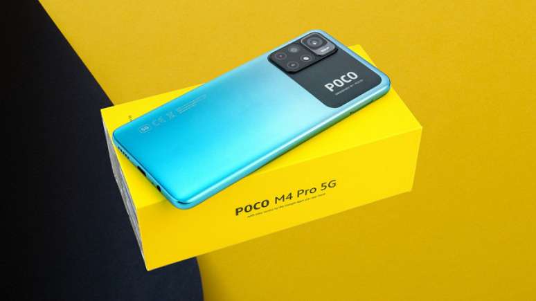 O POCO M4 Pro 5G é o modelo 5G mais barato dentre as opções de smartphones importados.