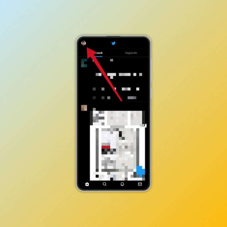 Passo 1 de: Como privar uma conta no Twitter pelo celular