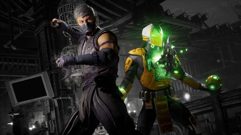 Smoke será um dos personagens jogáveis de Mortal Kombat 1, que chega em setembro; Rain também está confirmado