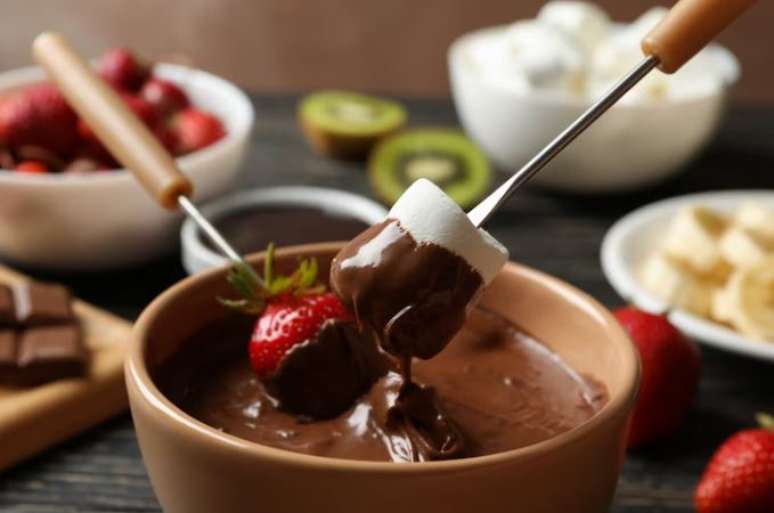 Fondue de Chocolate.