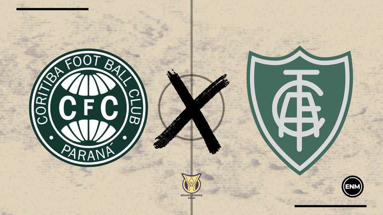 Coritiba e Am&eacute;rica-MG se enfrentam neste s&aacute;bado 