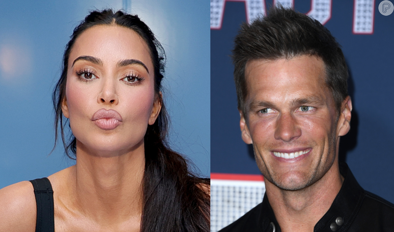 Novo casal? Kim Kardashian é vista em clima de intimidade com ex-marido de Gisele Bündchen.