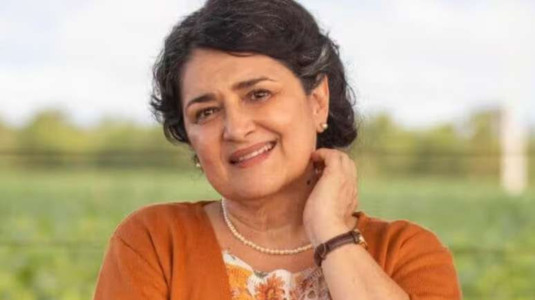 : Angelina (Inez Viana) em Terra e Paix&atilde;o