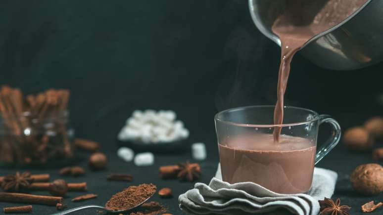 Chocolate quente simples –