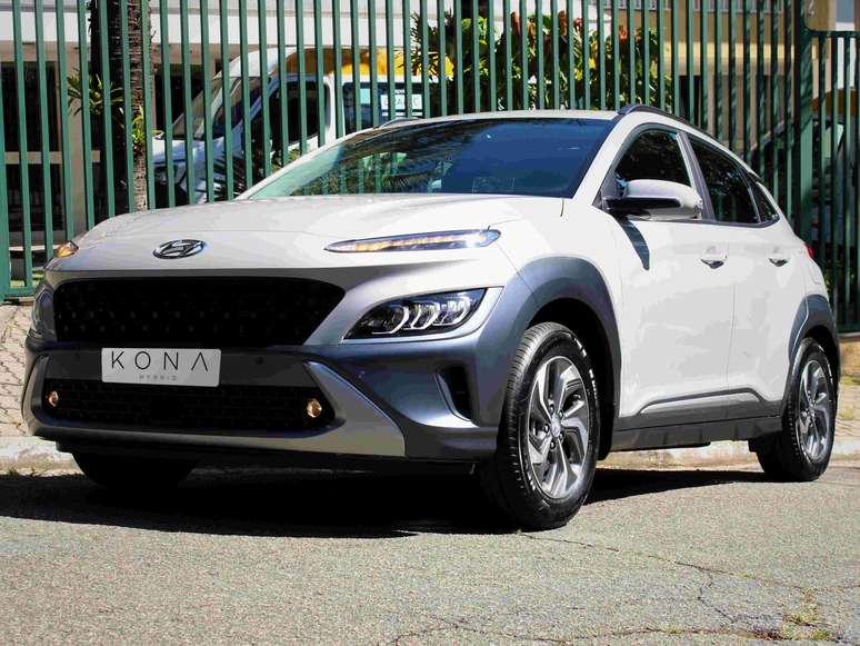 Hyundai Kona híbrido de antiga geração: chegou ao Brasil só em 2023