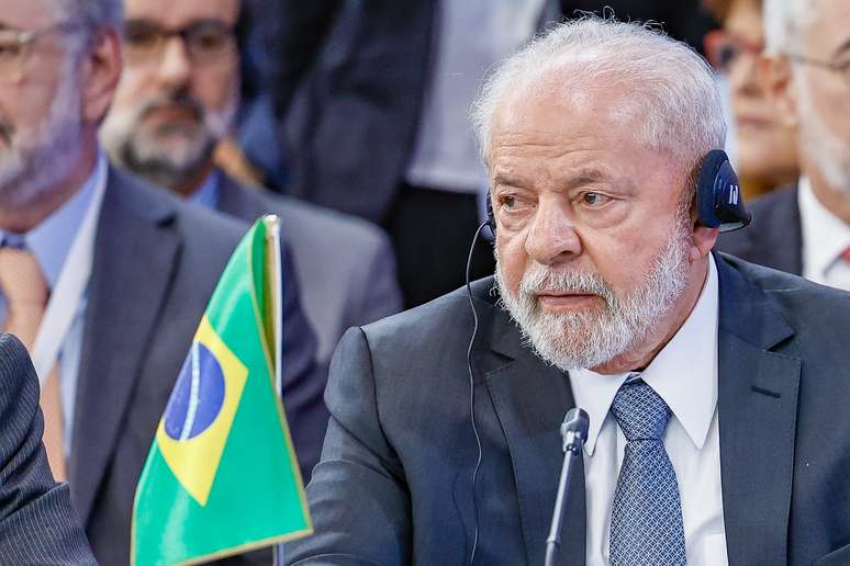 Presidente da República, Luiz Inácio Lula da Silva, durante sessão Plenária de Chefes e Chefas de Estado do MERCOSUL