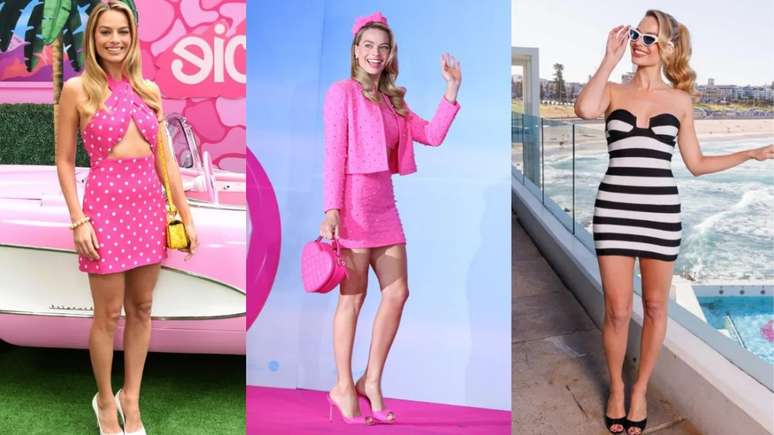 Looks Margot Robbie Barbie: 17 fotos das roupas inspiradas na