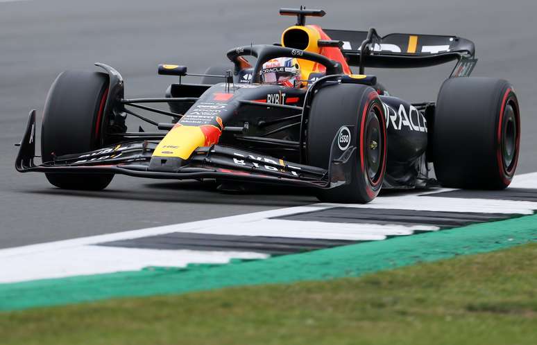 Verstappen na classificação para o GP de Silverstone